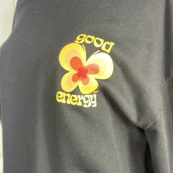 Petals and Peacock/70’S inspired sweatshirt Good Energy Sz XL - Picture 3 of 16